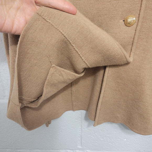 Talbots Tan Merino Wool Knit Blazer XL - Picture 8 of 11